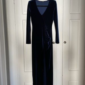 Fashion Nova - Love Sex Magic Velvet Dress - Navy